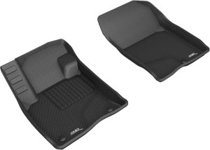 Ford Escape Floor Mats - Front - 3D MAXpider - Kagu - Black - `20-`24